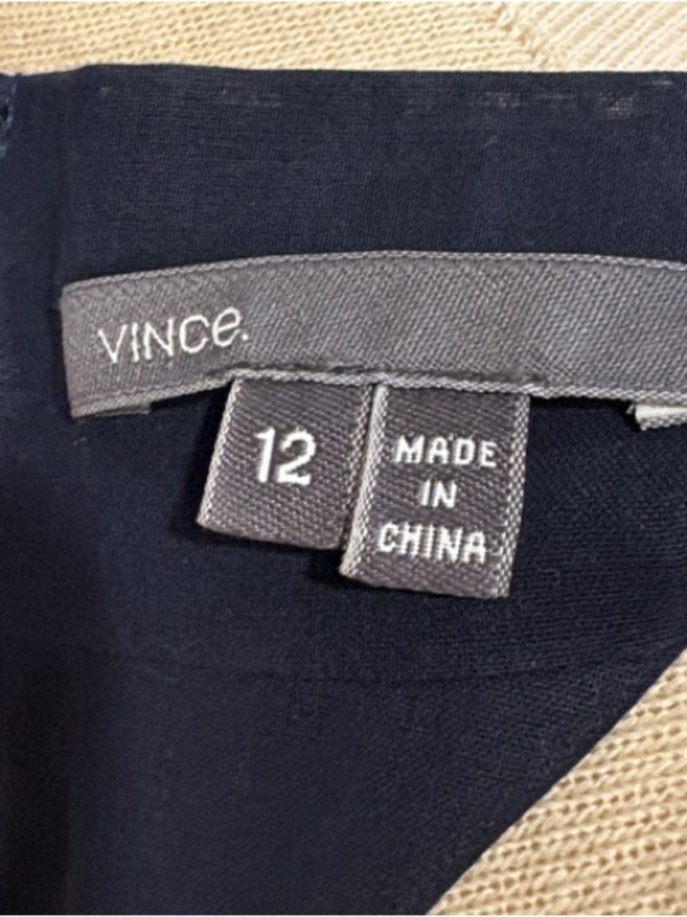 Vince Navy Ruffled Halter - Picture 3 of 4